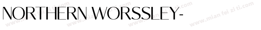 Northern Worssley字体转换